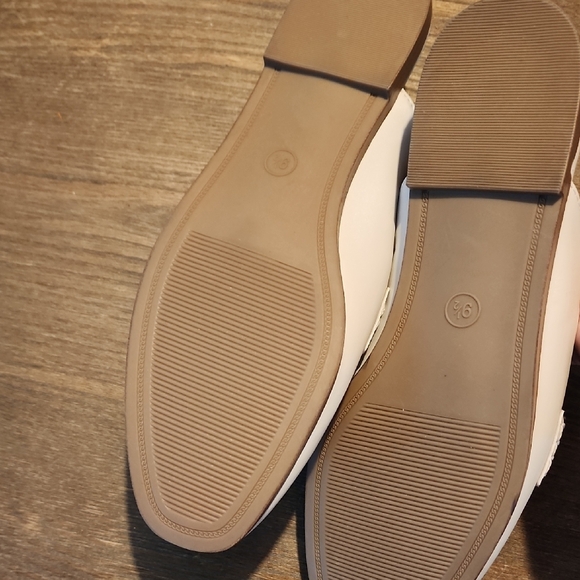 Women's New Ivory Slip-On Loafers - Picture 3 of 3